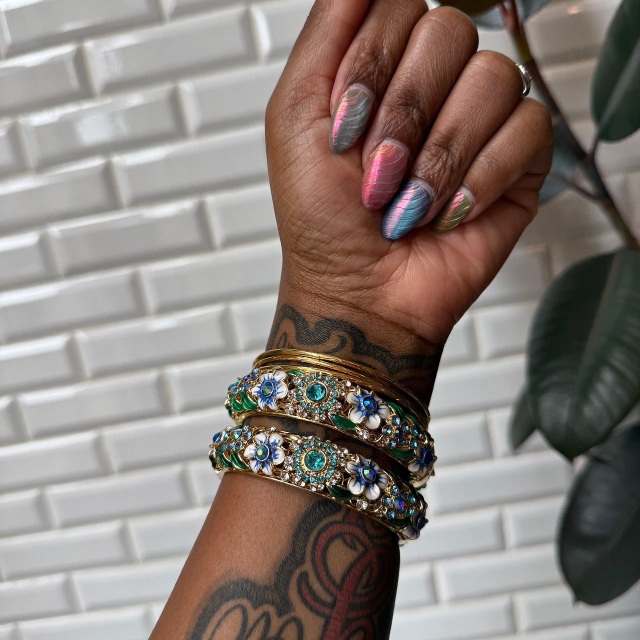 Floral Luxe Bangle