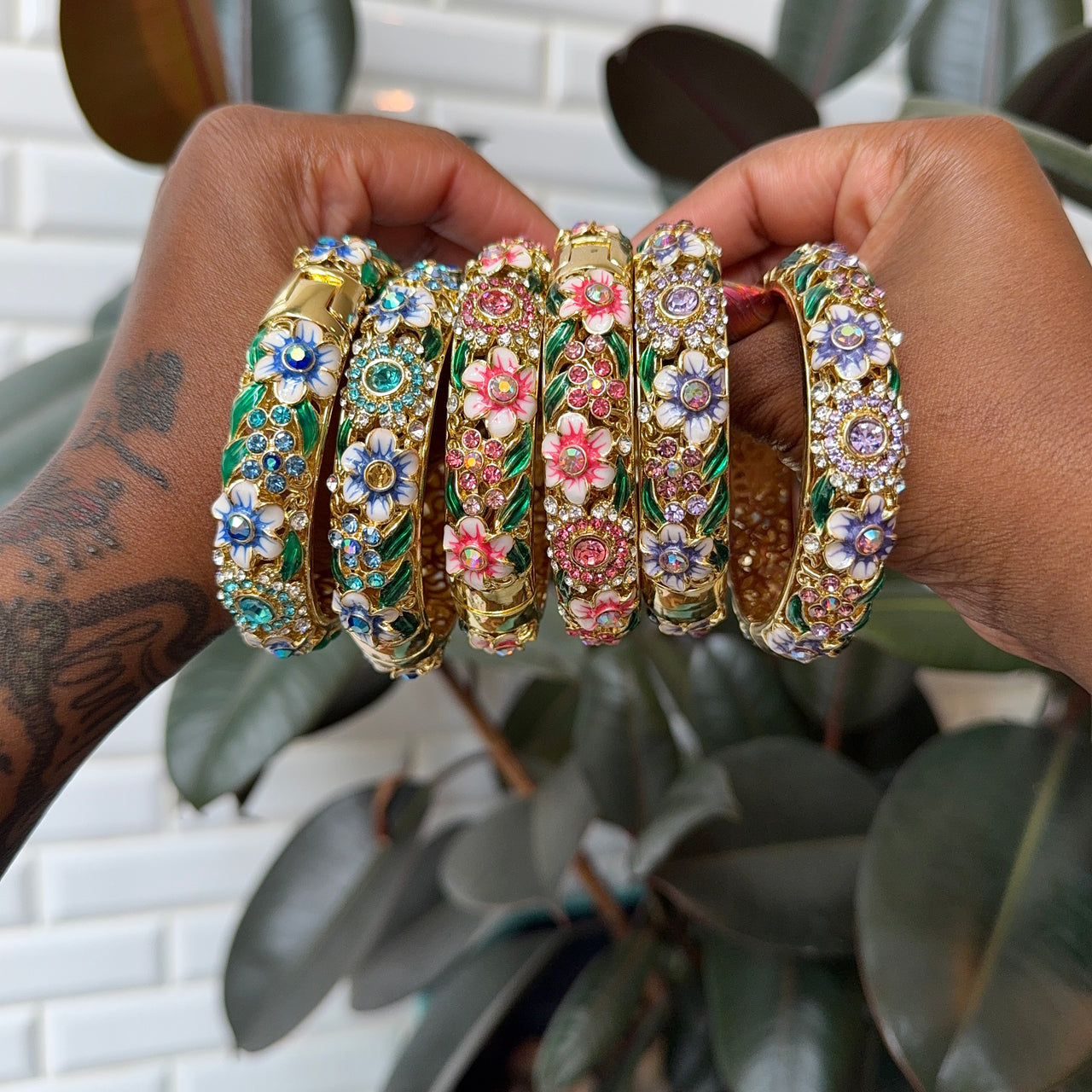 Floral Luxe Bangle